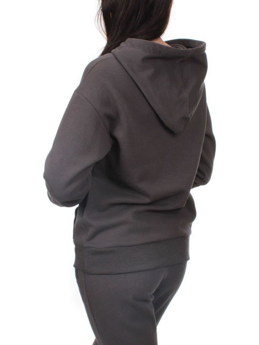 H108 DK. GRAY Костюм спортивный женский (хлопок 90%, полиэстер 10%)
