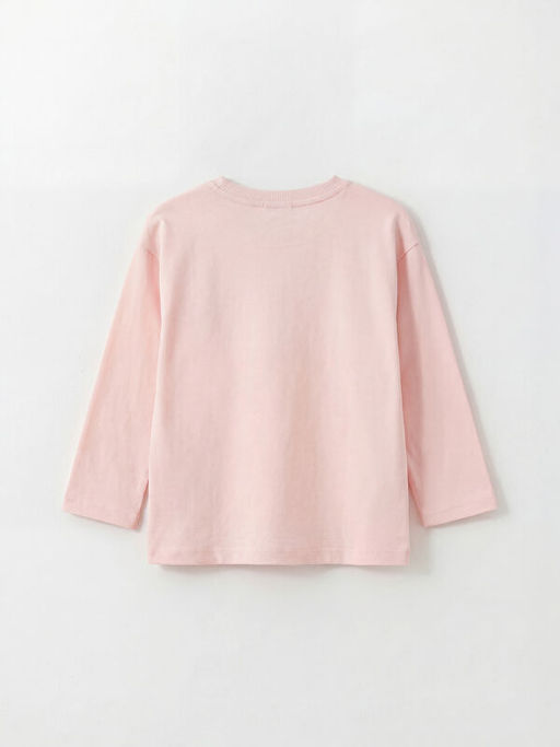 Bisiklet Yaka Fiyonk Detayl? K?z ?ocuk Ti??rt