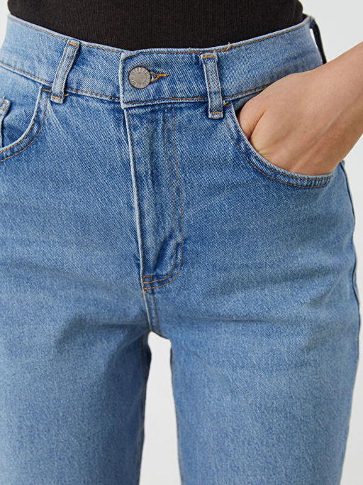 Mom Fit Kad?n Jean Pantolon