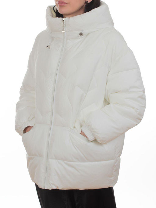 2309 WHITE Куртка зимняя женская (200 гр. холлофайбер)