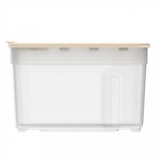 Контейнер для сыпучих продуктов 1л, 17х8,5х10,5см, полипропилен, слоновая кость (Россия) - Домашняя мода фото 2