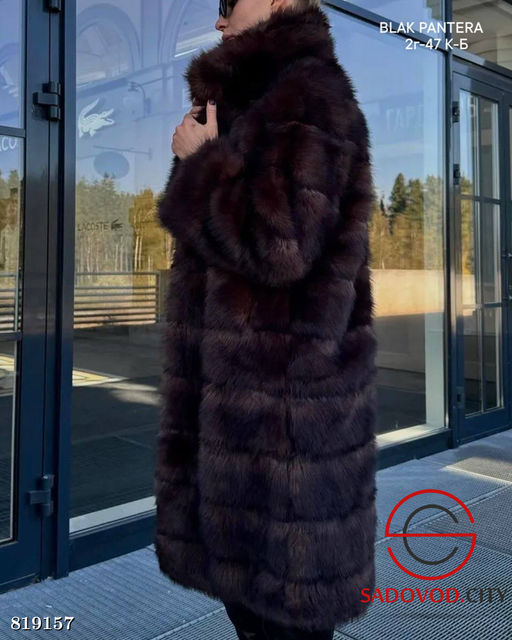 Шуба женская из искусственного меха