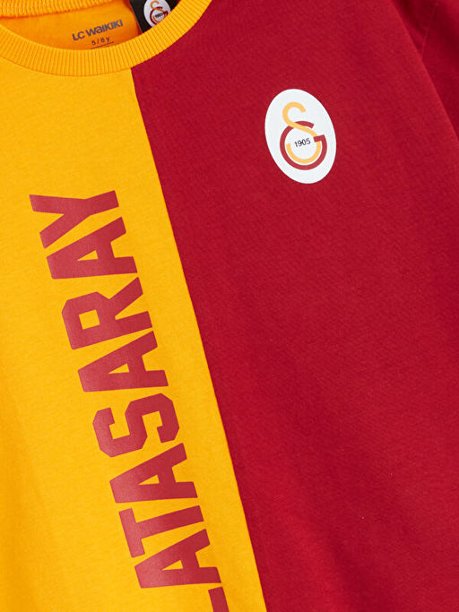 Galatasaray Bask?l? Erkek ?ocuk Ti??rt ve ?ort 2li