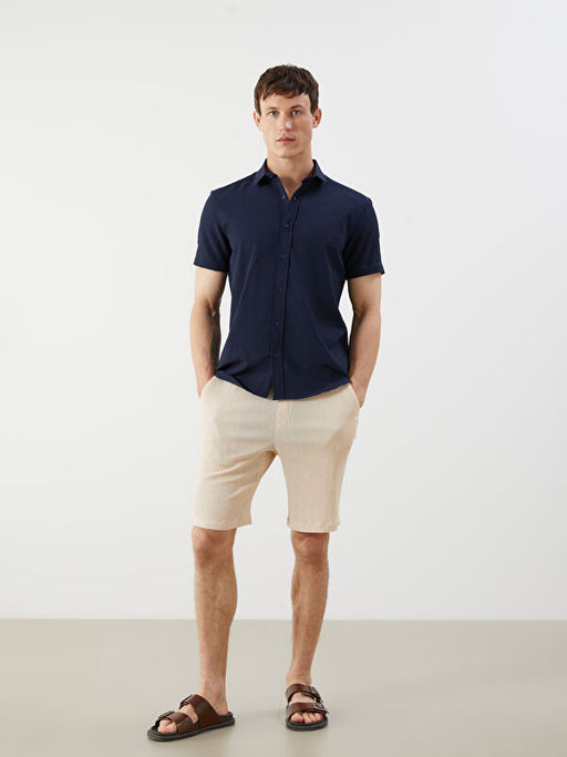 Regular Fit K?sa Kollu Arm?rl? Erkek G?mlek