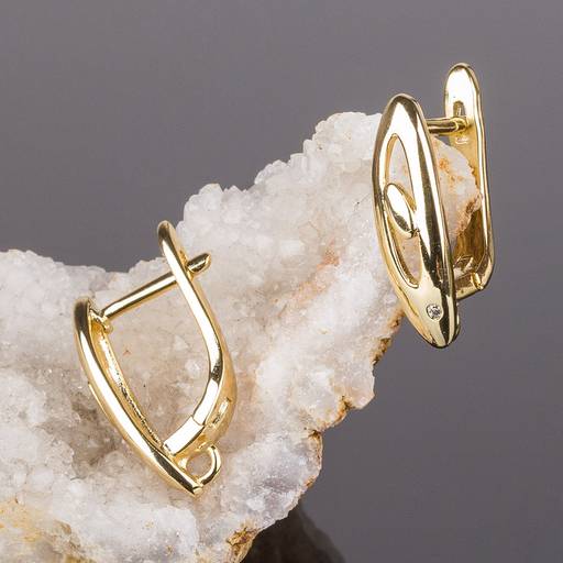 Швензы для сережек с Фианитами