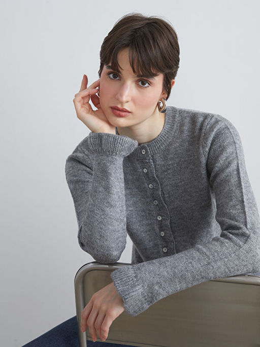 Bisiklet Yaka Kad?n Triko H?rka