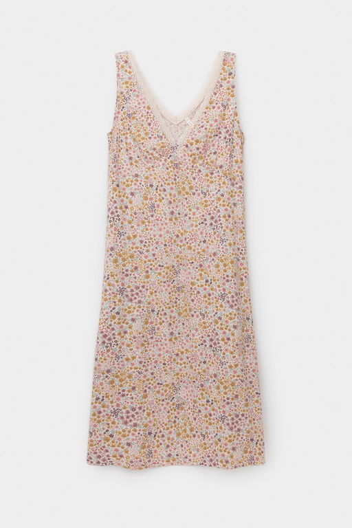 Е 10064/матовый беж,цветочное настроение сорочка ночная жен - Very neat фото 2