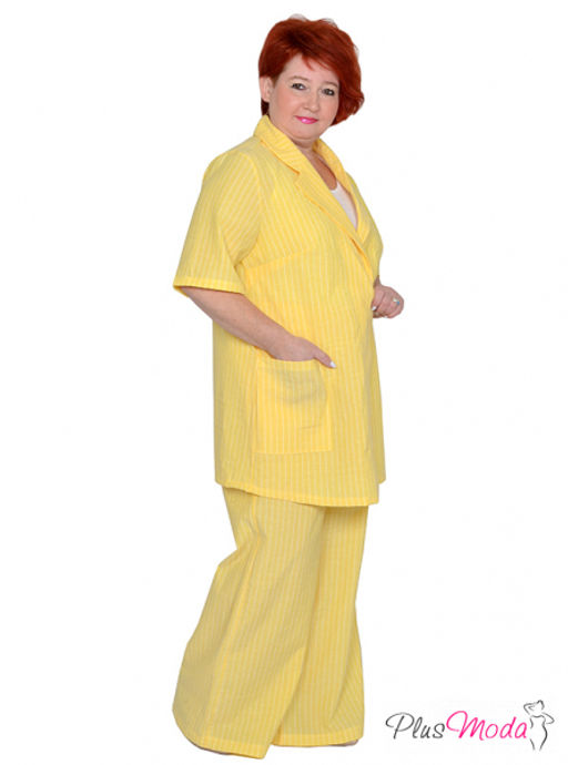 Брюки-клеш Модель №1545 размеры 44-84 - Plusmoda фото 14