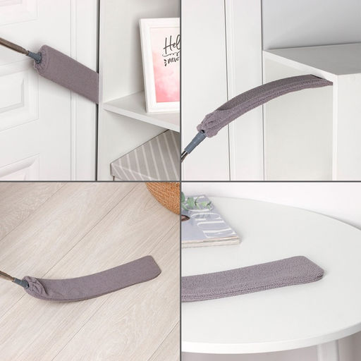 Щётка для пыли, плоская насадка 40×7.5 см, пушистая насадка 41×13 см, телескопическая ручка 230 см