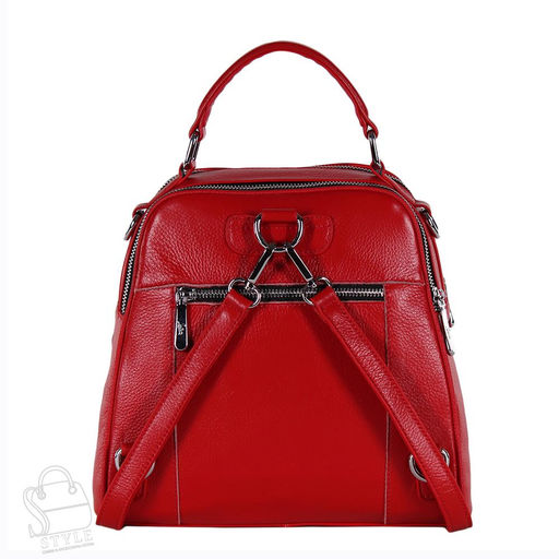 Рюкзак женский кожаный 99451 red Velina Fabbiano-Safenta/30 в Новосибирске