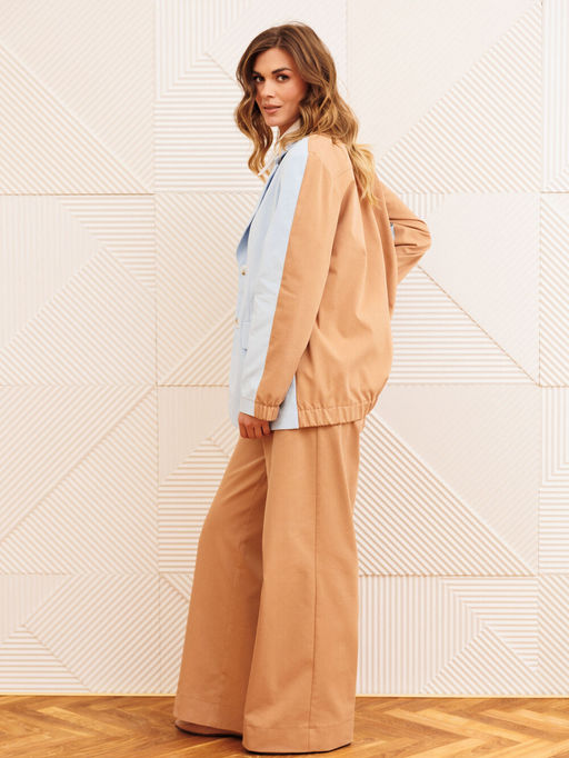 Костюм Gizart 5368 голубой+ мокко мусс  фото 18