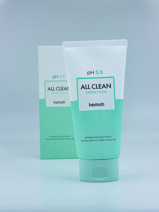 HEIMISH - ПЕНКА ДЛЯ УМЫВАНИЯ С НЕЙТРАЛЬНЫМ рН ALL CLEAN GREEN FOAM pH 5.5, 150 МЛ.  фото 2
