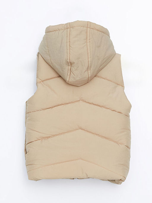 Kap??onlu Bask?l? Erkek Bebek ?i?me Yelek - Waikiki фото 3