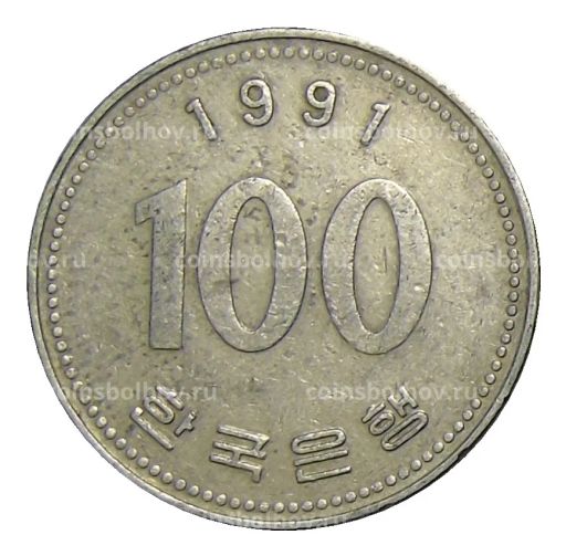 100 вон 1991 года Южная Корея