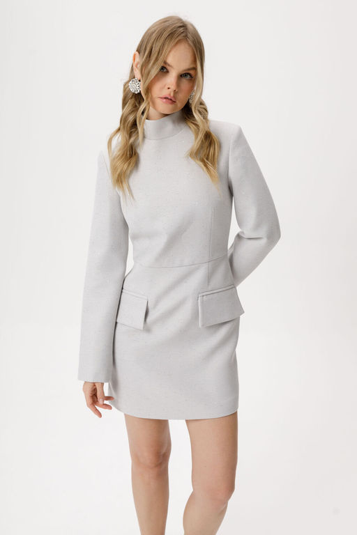 Платье Pirs 6340 серый  фото 7