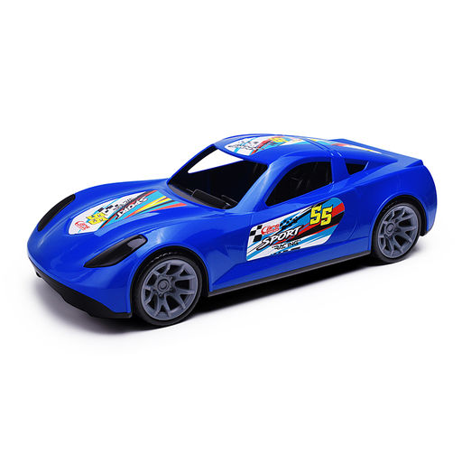 Машинка Turbo "V-MAX" синяя 40 см