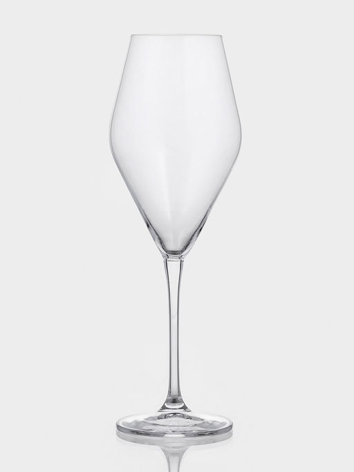 Бокалы для белого вина CRYSTAL BOHEMIA LOXIA, 510 мл, размер одного бокала 9×27 см, набор 2 шт., стекло, прозрачные