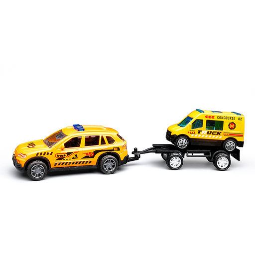 Машина "Городская стройка" металл, в коробке