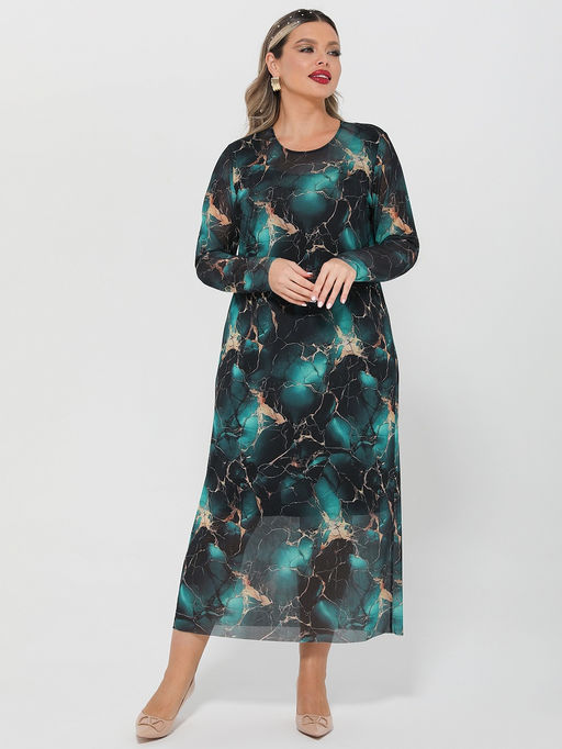 Платье Глория 0240-2амх морская глубина