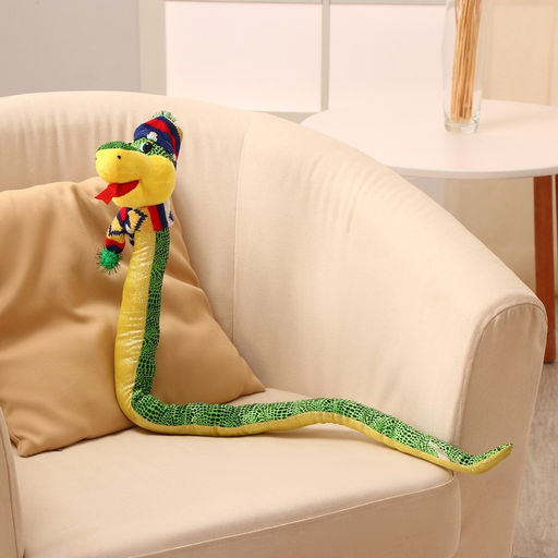 Мягкая игрушка Змея, зимняя, 91 см - Simaland фото 2