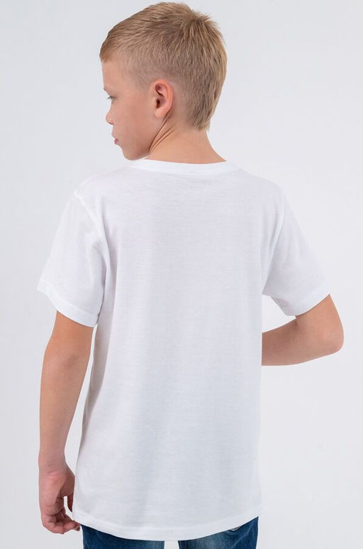 Футболка для мальчика белая - Almond фото 4