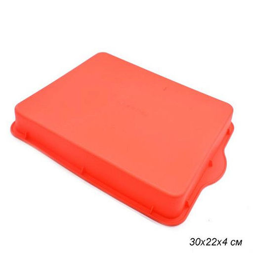 Форма для выпечки силикон прямоугольник с ручками 30*22*4см, арт. KT-S-306