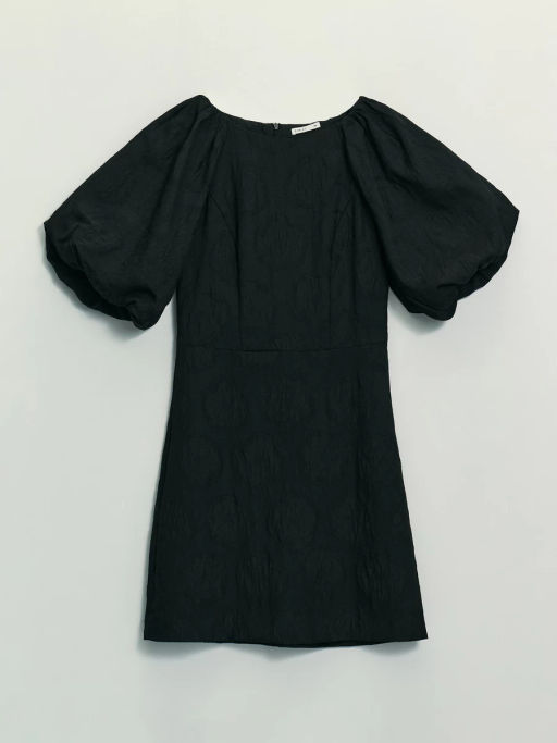 Платье мини с объемными рукавами / Zarina