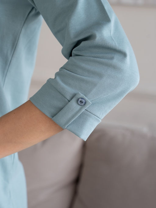 Джемпер хлопок 95%, лайкра 5%,фисташковый - Binita фото 12