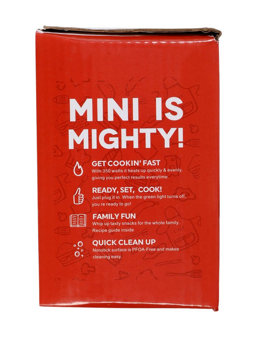 Электровафельница WV-01, 350 Вт, венские вафли, антипригарное покрытие, красная - Simaland фото 14