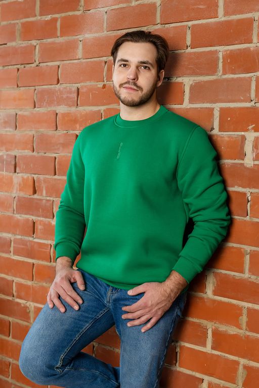 Футер 3-х нитка с НАЧЕСОМ утеплённая толстовка свитшот джемпер - Relay фото 4