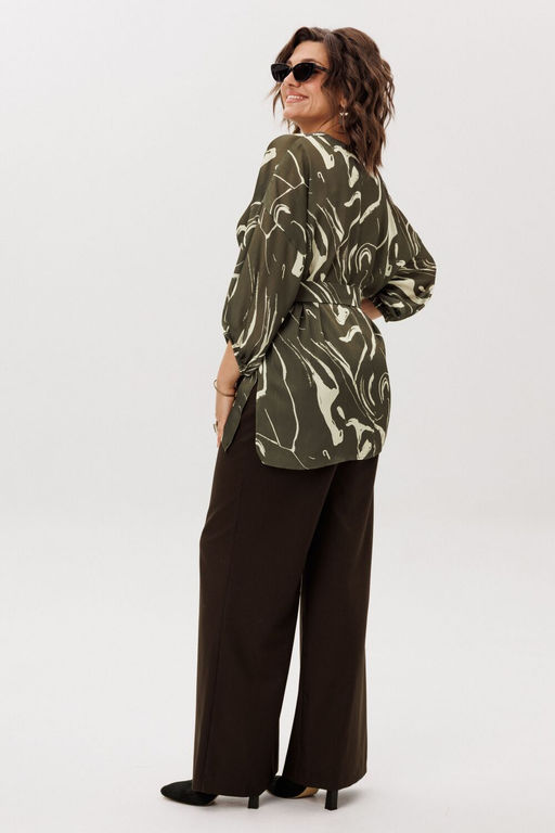 Блуза ANELLI 1665 лесная осока