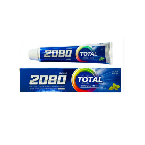 Зубная паста Натуральная Мята AEKYUNG 2080 Toothpaste Total Double Mint Обновленная версия!, 120g