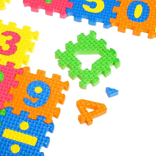 Конструктор-коврик Цифры, рамки-вкладыши, 36 деталей - Iq-zabiaka фото 3