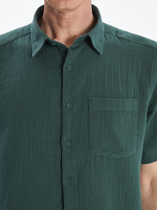 Standart Kal?p K?sa Kollu Erkek G?mlek