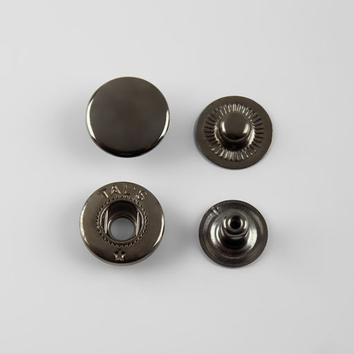 Цена за 20 шт. Кнопка установочная, Альфа, d = 15 мм, цвет чёрный никель - Simaland фото 3