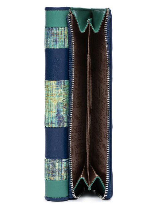 Кошелек Labbra L145-7071 d.mint/d.blue  фото 4