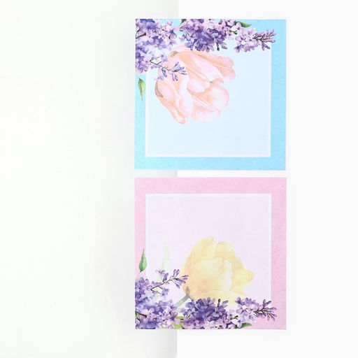 Подарочный набор, блок бумаг для записей, стикеры, ручка С 8 Марта - Artfox фото 3