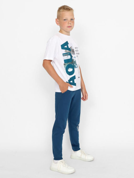 CRB wear/ CSJB 63880-20-422 Футболка для мальчика,белый/Ex.Cherubino  фото 2