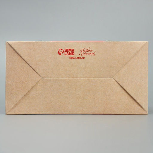 Цена за 5 шт. Коробочка для кексов новогодняя «Хвоя и шишки», 16×10×8 см