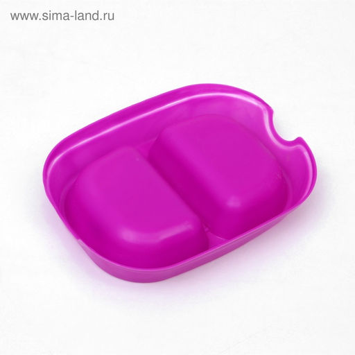Цена за 3 шт. Миска 2200 мл, пурпурная - Simaland фото 5