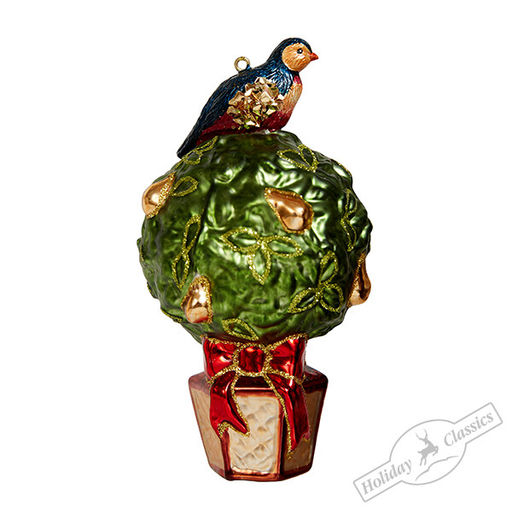 Королевский рождественский куст (стекло) 7,5х7,5х13,5 см