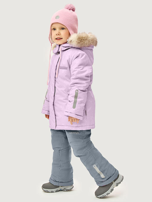 Костюм 7з2026 орхидея/светло-серый