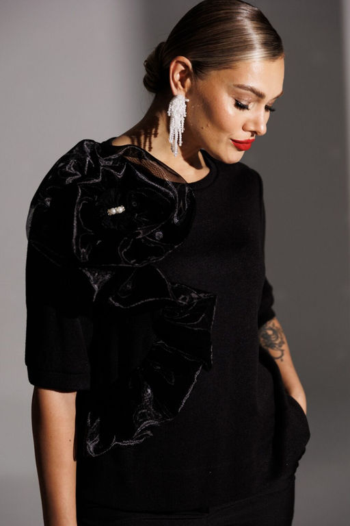 Костюм Мода Юрс 25-2883 черный