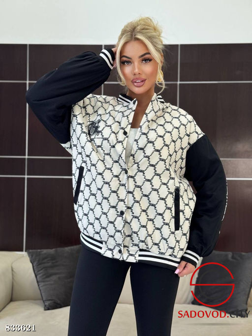 Бомбер с надписью женский - Bruno фото 3