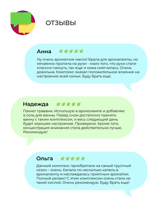 Комплекс эфирных масел Концентрация, внимание и память - Siberina фото 16