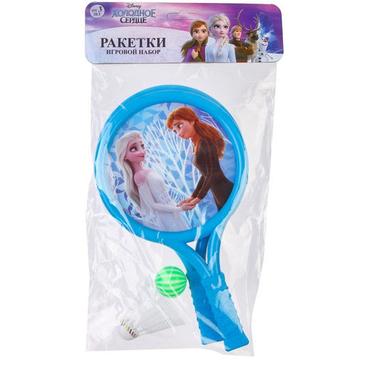 Набор игровой, ракетки, воланчик и мячик, Холодное сердце - Disney фото 2