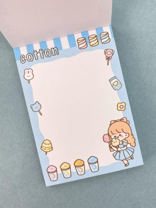 Блокнот отрывной для записей "Lovely stories", blue