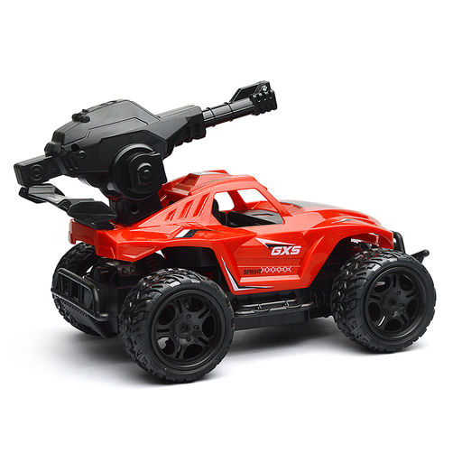 Машина с водяной пушкой,р/у, цвет зелёный, 27 MGz, в коробке