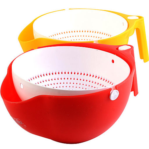 RE627 Дуршлаг с миской 2 в 1 с ручкой (х20) - Mayer&boch фото 2