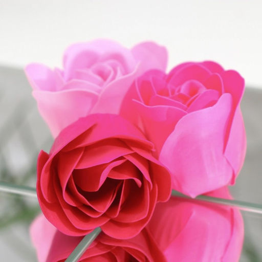 Мыльные розы, розовые оттенки, набор 12 шт. - SB BEAUTY фото 4